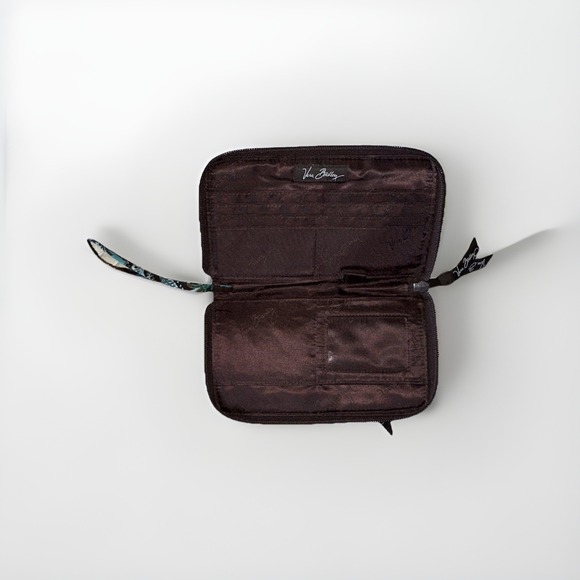 Vera Bradley Zip Around Wallet‎ Wristlet Plaza Tile Floral - Picture 3 of 3